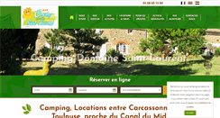 Desktop Screenshot of camping-carcassonne-toulouse.com